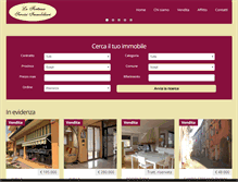 Tablet Screenshot of immobiliarefortezza.it